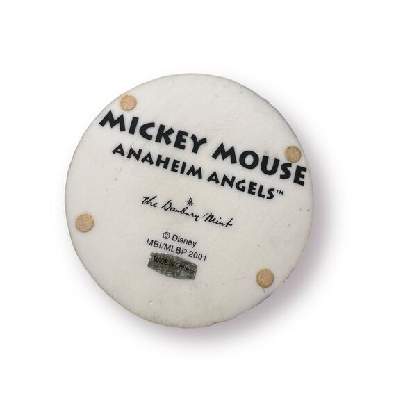 Danbury Mint Mickey Mouse Los Angeles Angels MLB‎ Vintage Baseball Figurine - Picture 4 of 4